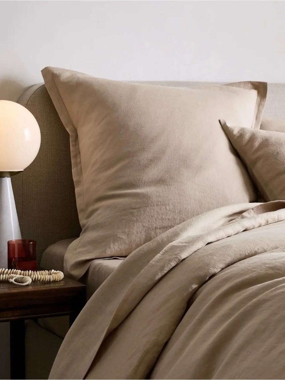 Quince European Linen Euro Sham - Toffee